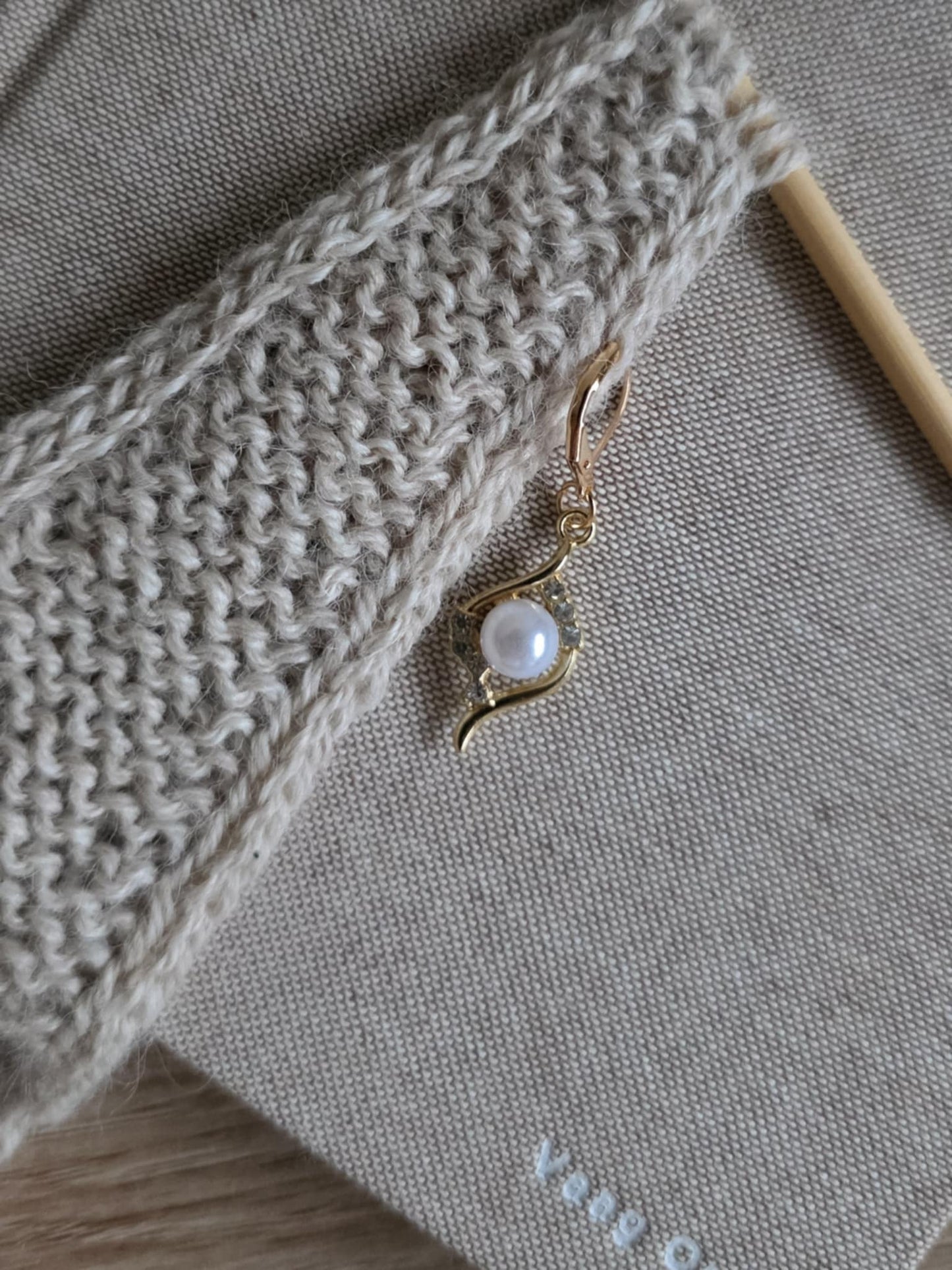 Fremgangsmarkør med perle og bling