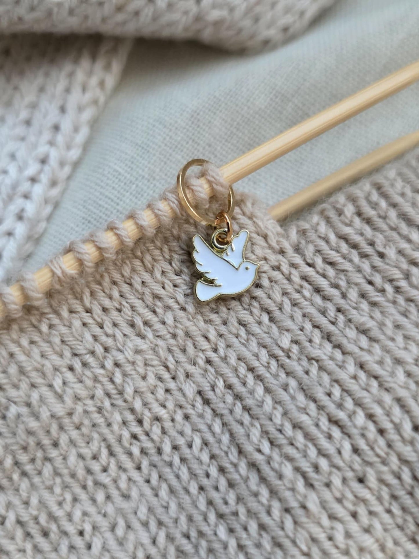 (NYHET) Hvit due - Maskemarkør