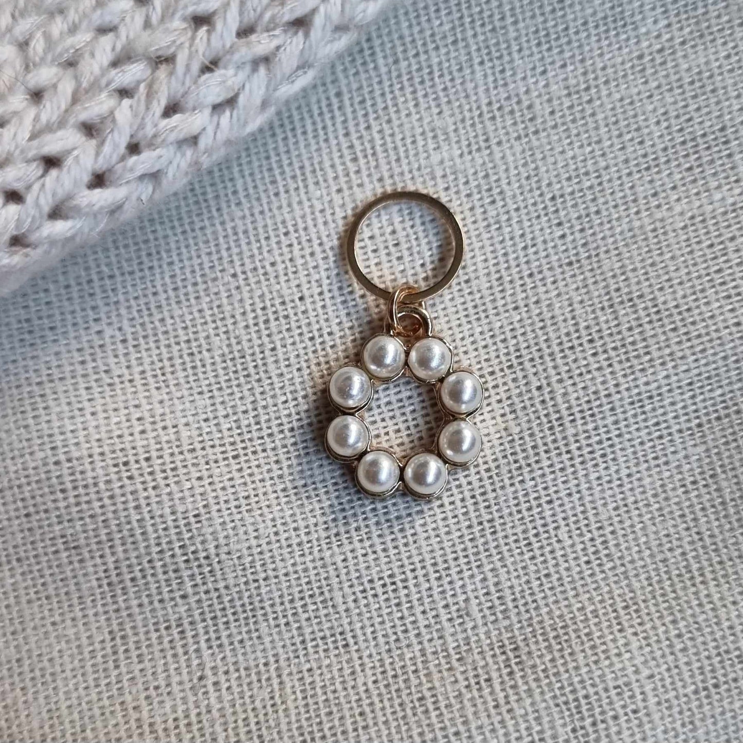 (NYHET) Ring med perler - Maskemarkør