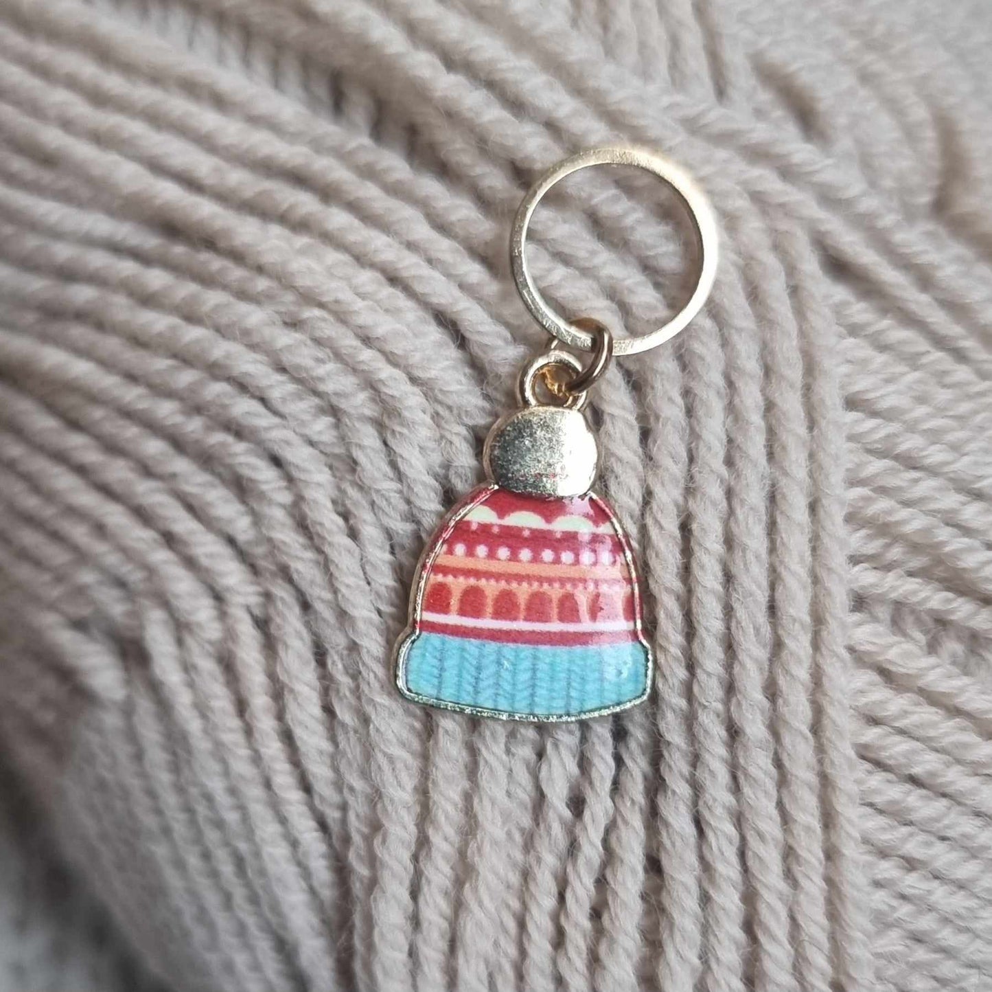 Strikket lue - Maskemarkør