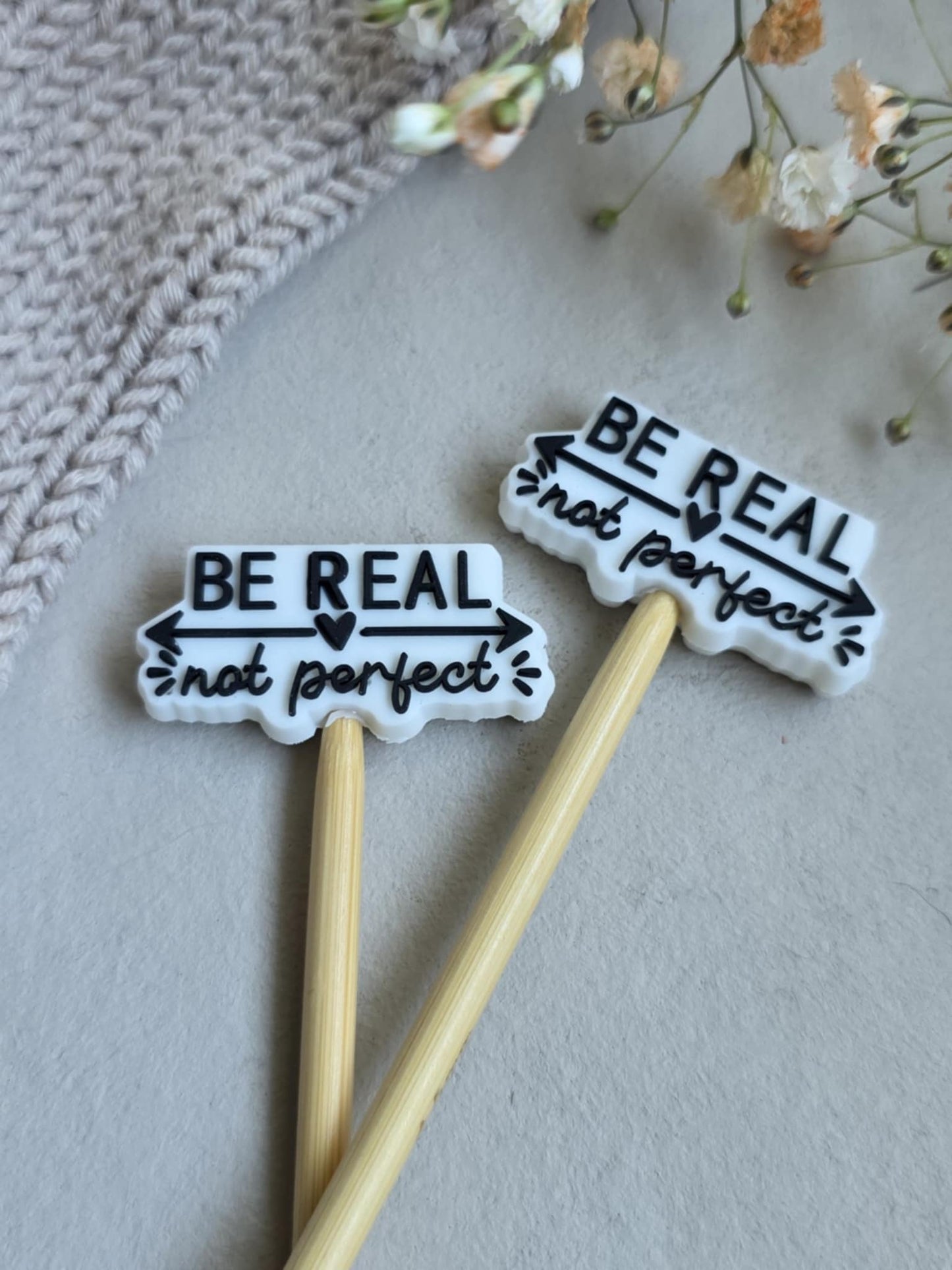 Be real, not perfect - Maskestoppere