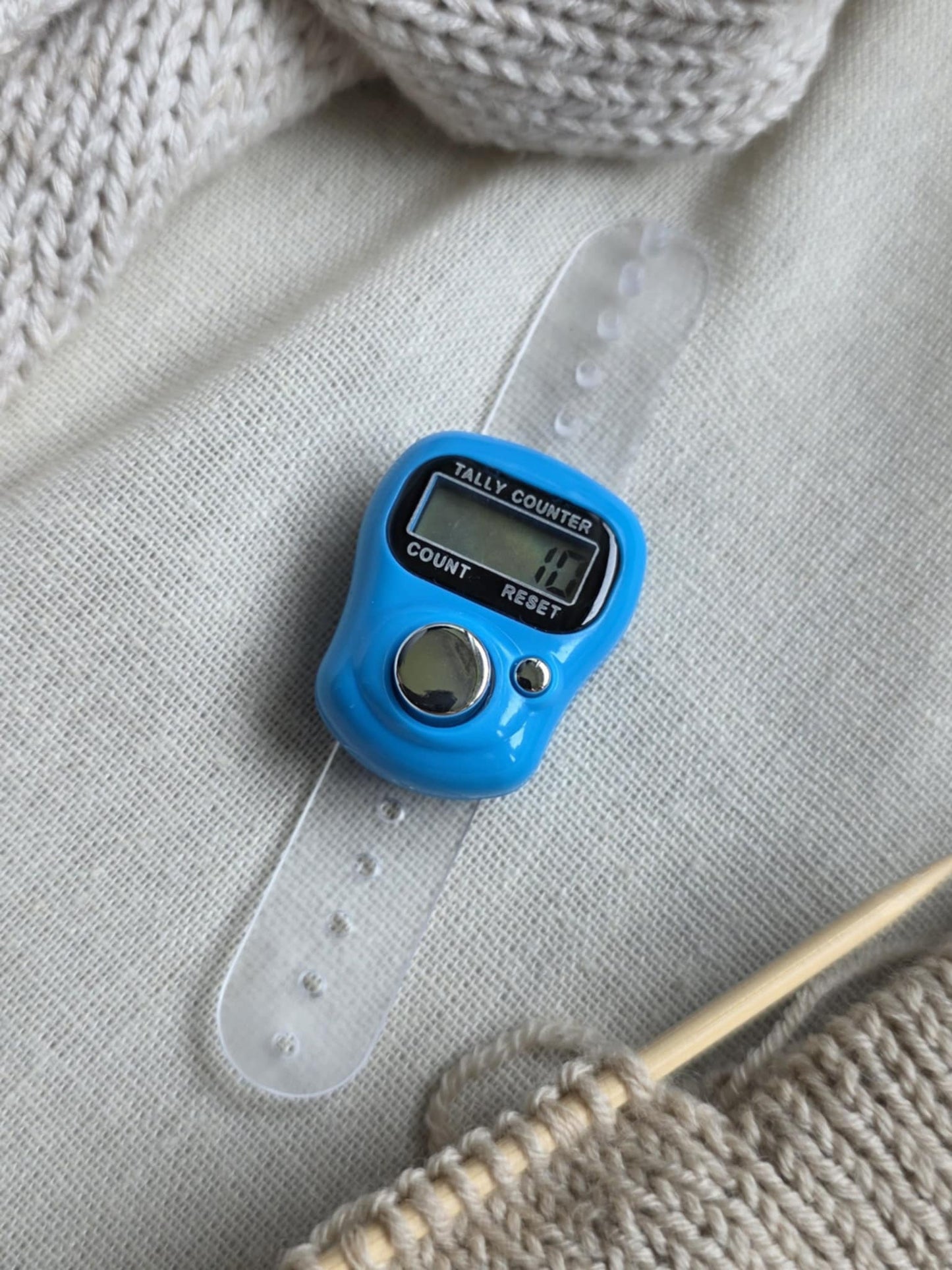 Digital omgangsteller til strikking og hekling