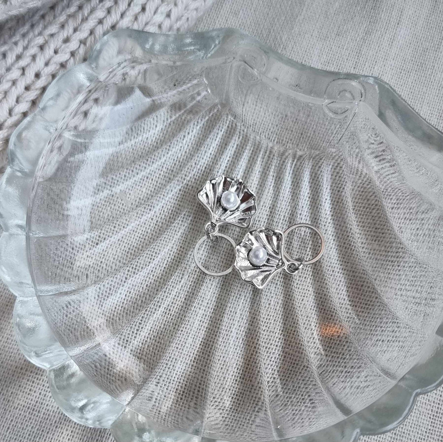 Skjell med perle- Maskemarkør