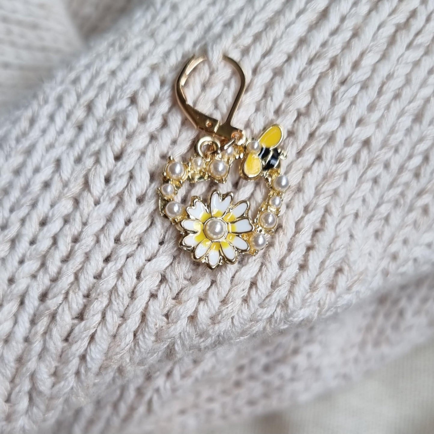 Bie og blomst - Fremgangsmarkør