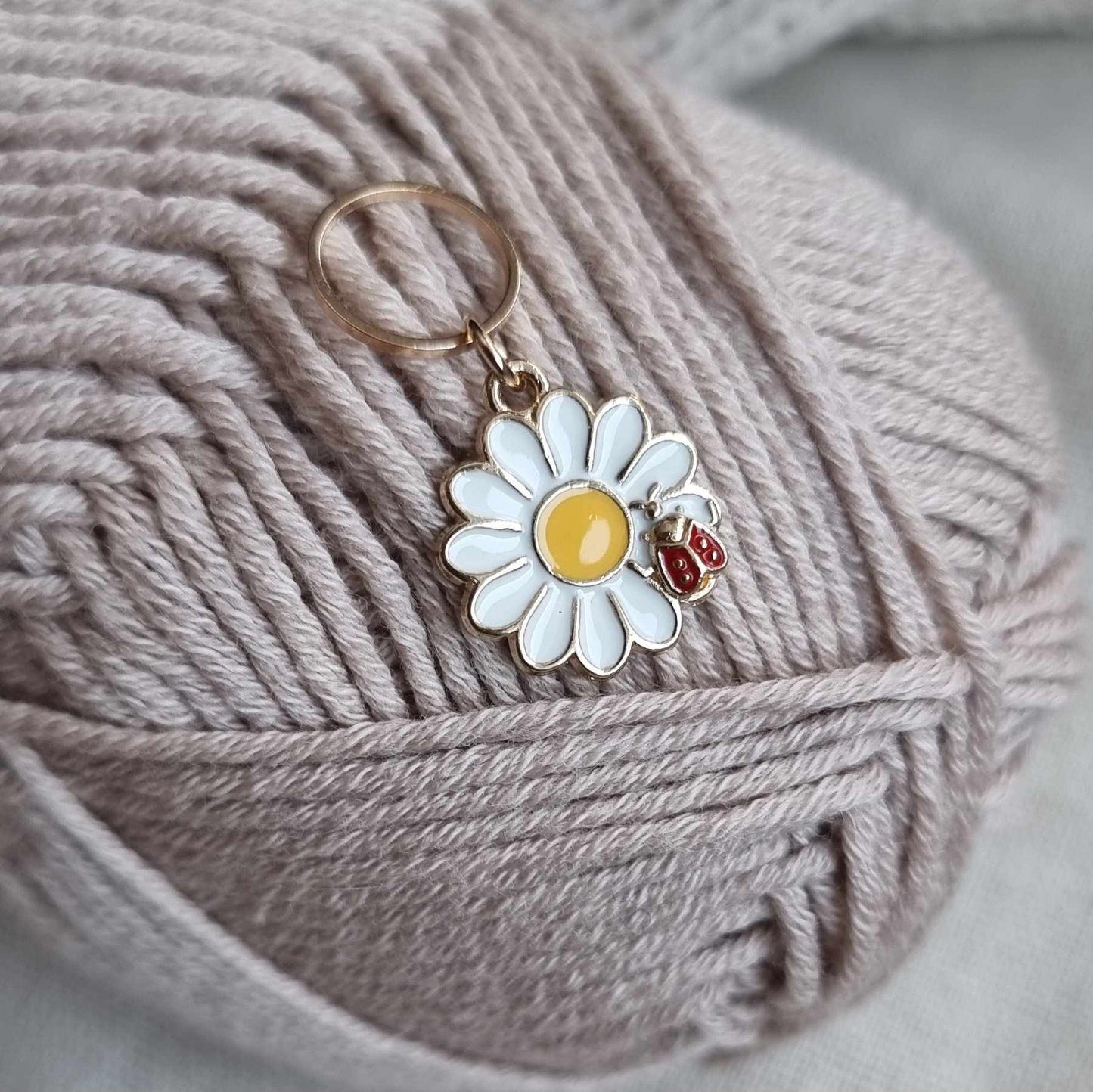 Blomst med marihøne - Maskemarkør