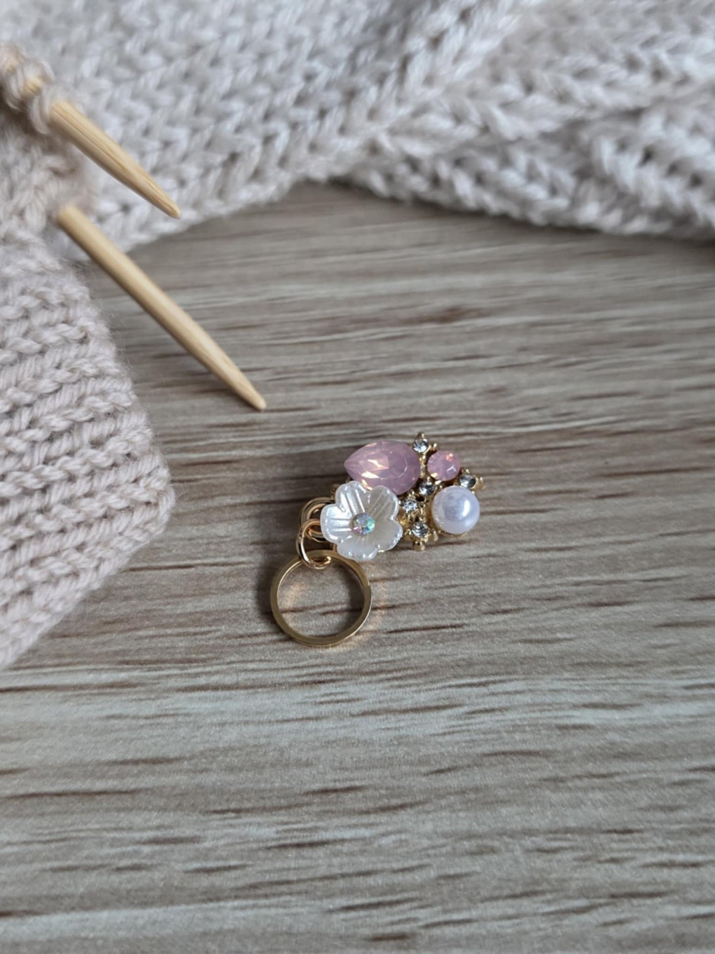 Blomst med bling - Maskemarkør