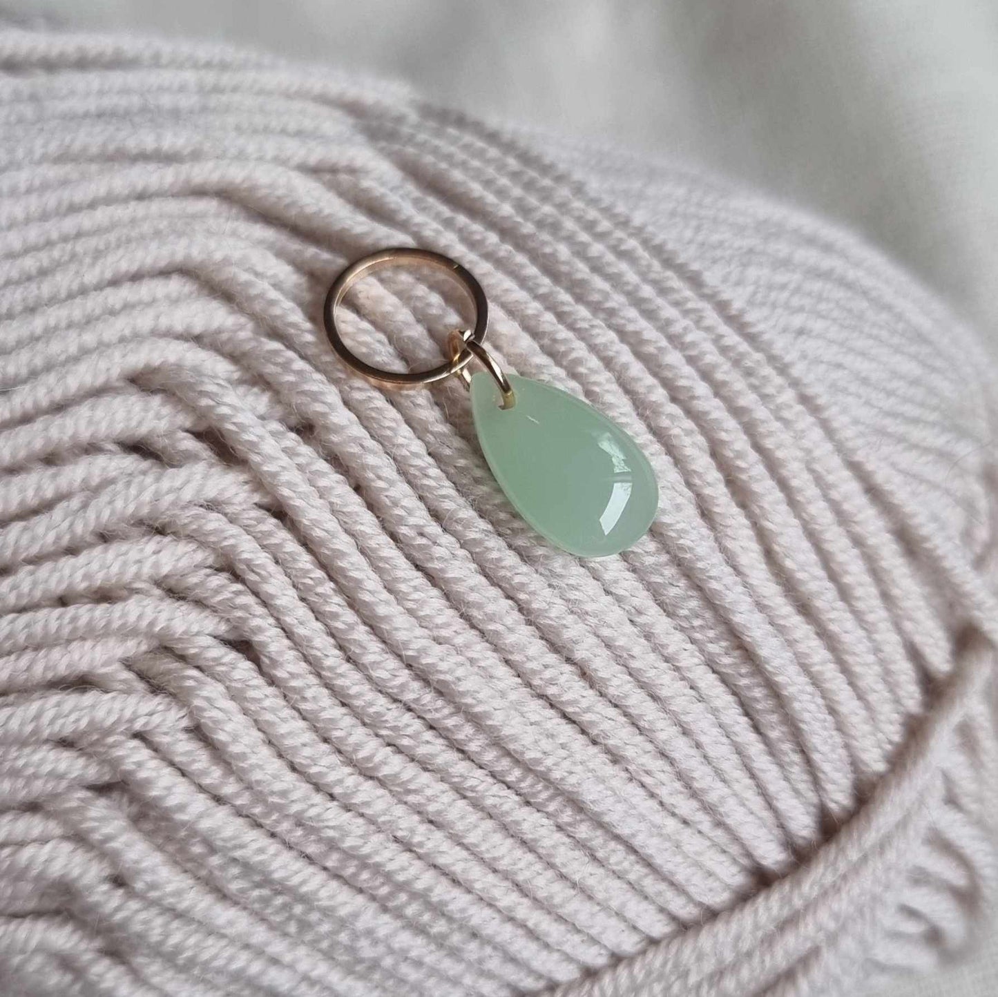 Grønn glassdråpe - Maskemarkør