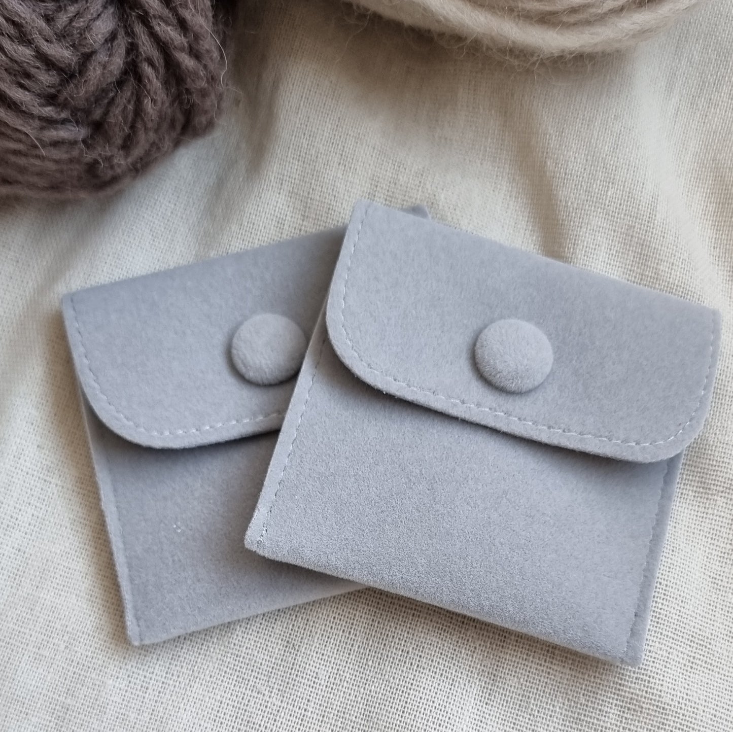 Markørmappe i myk velour