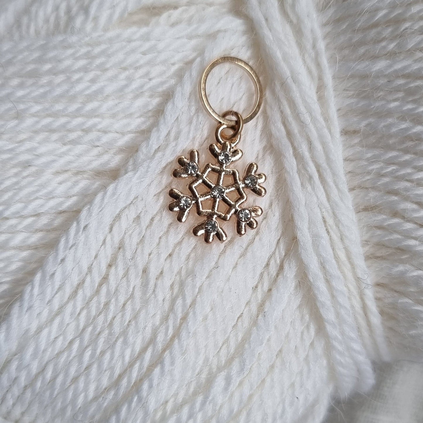 (VINTERNYHET) Snøkrystall med bling - Maskemarkør