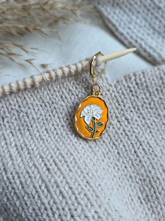 Smykke til strikketøyet - Fremgangsmarkør