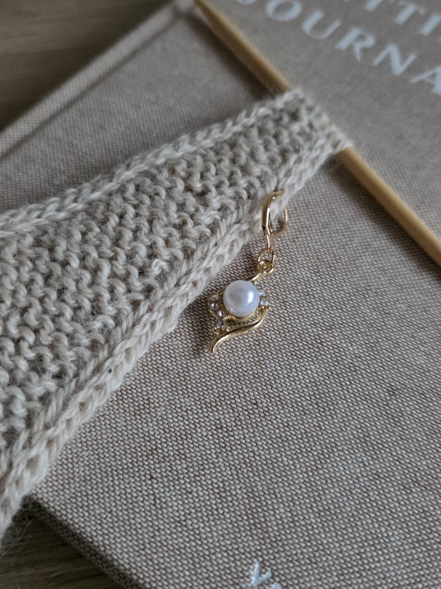 Fremgangsmarkør med perle og bling