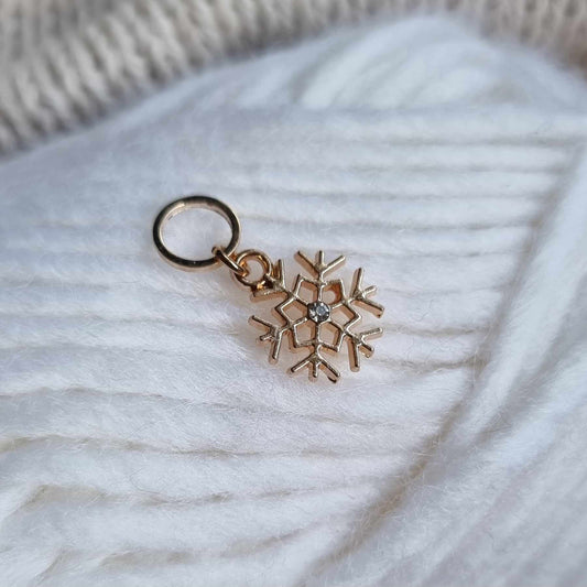 (VINTERNYHET) Snøkrystall med bling - Maskemarkør