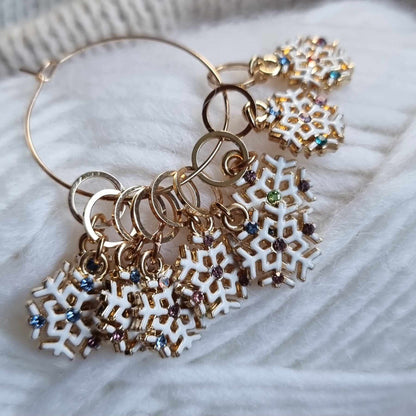 (VINTERNYHET) Snøkrystall med bling - Maskemarkør