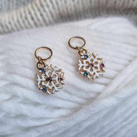 (VINTERNYHET) Snøkrystall med bling - Maskemarkør