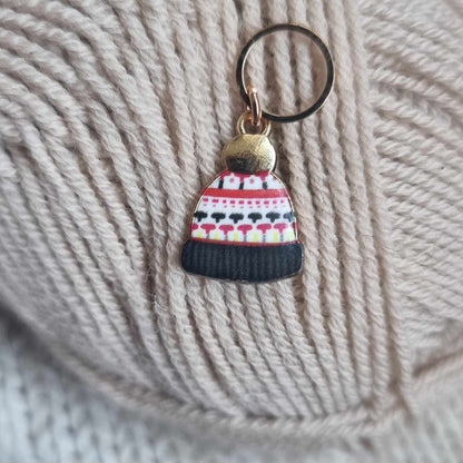 Strikket lue - Maskemarkør