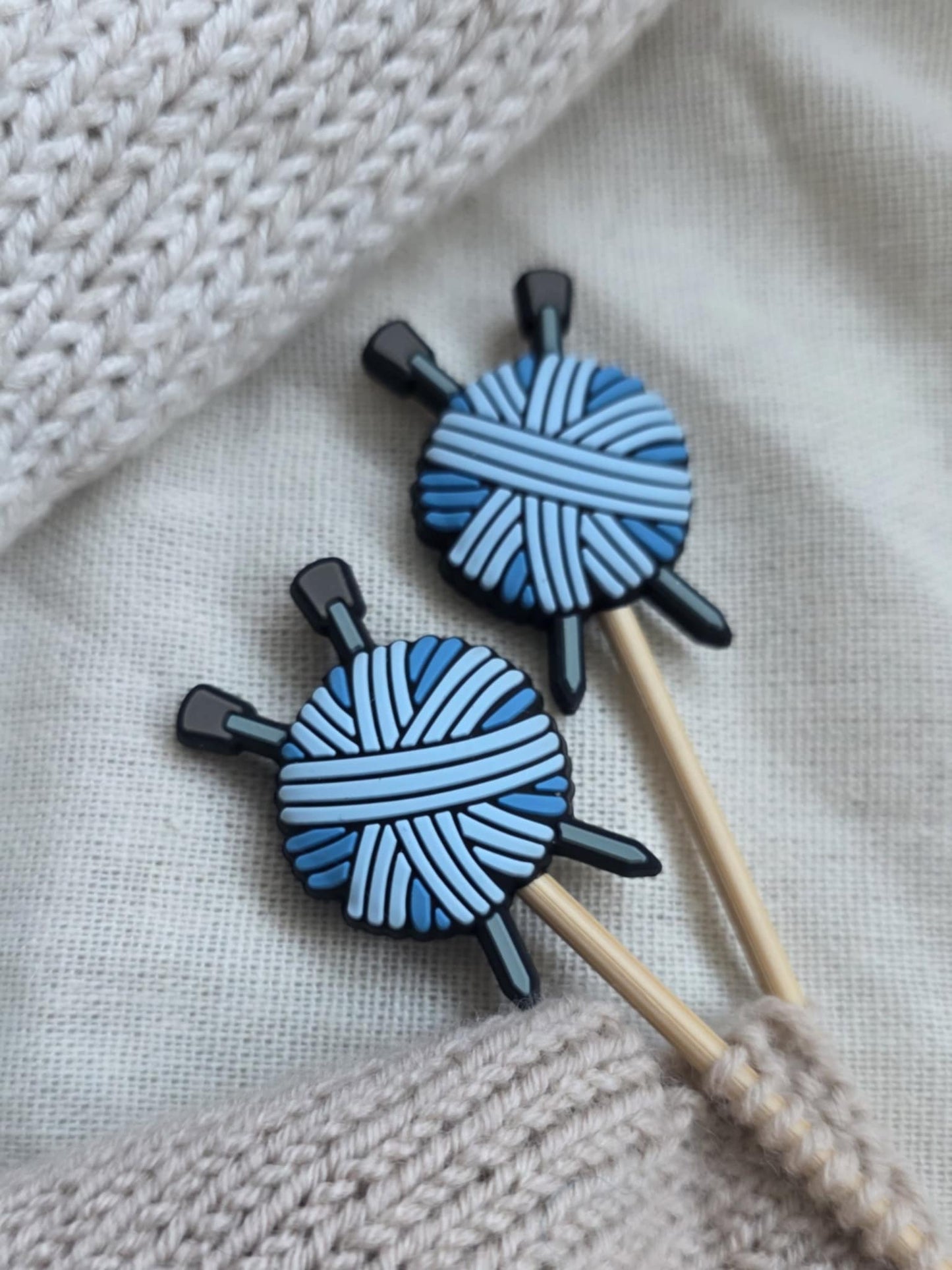 (NYHET) Garnnøste - Maskestoppere (flere fargevalg)