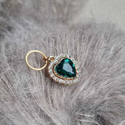 Hjerte med bling - Maskemarkør