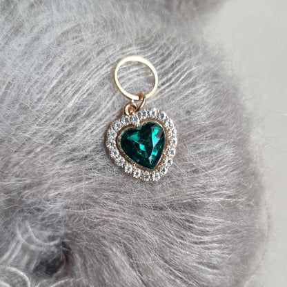 Hjerte med bling - Maskemarkør