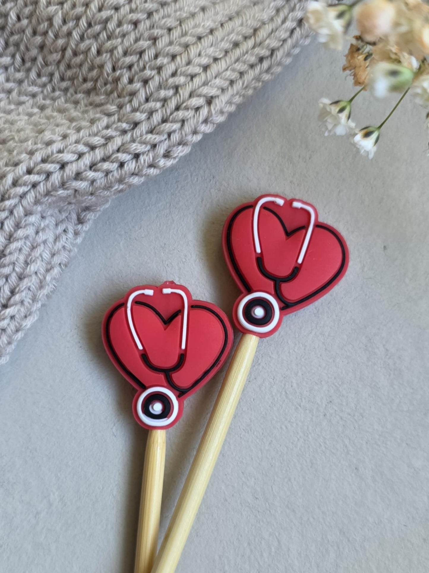 Hjerte med stetoskop - Maskestoppere