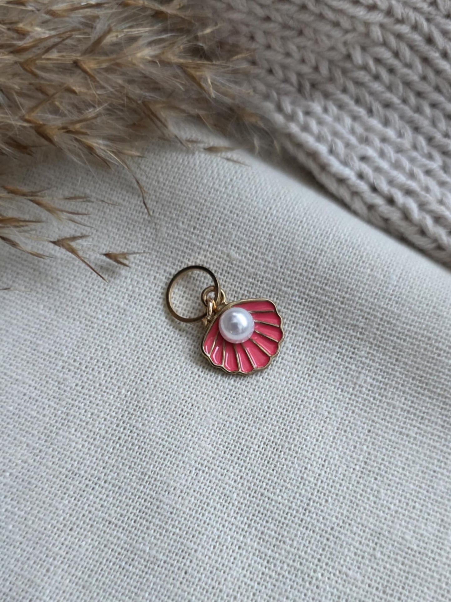 Skjell med perle - Maskemarkør