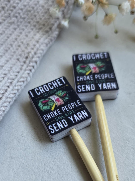 Save a life, send yarn - Maskestoppere