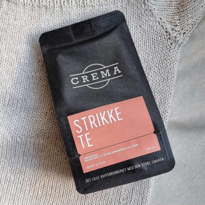 Crema Strikkete - Sort solbær