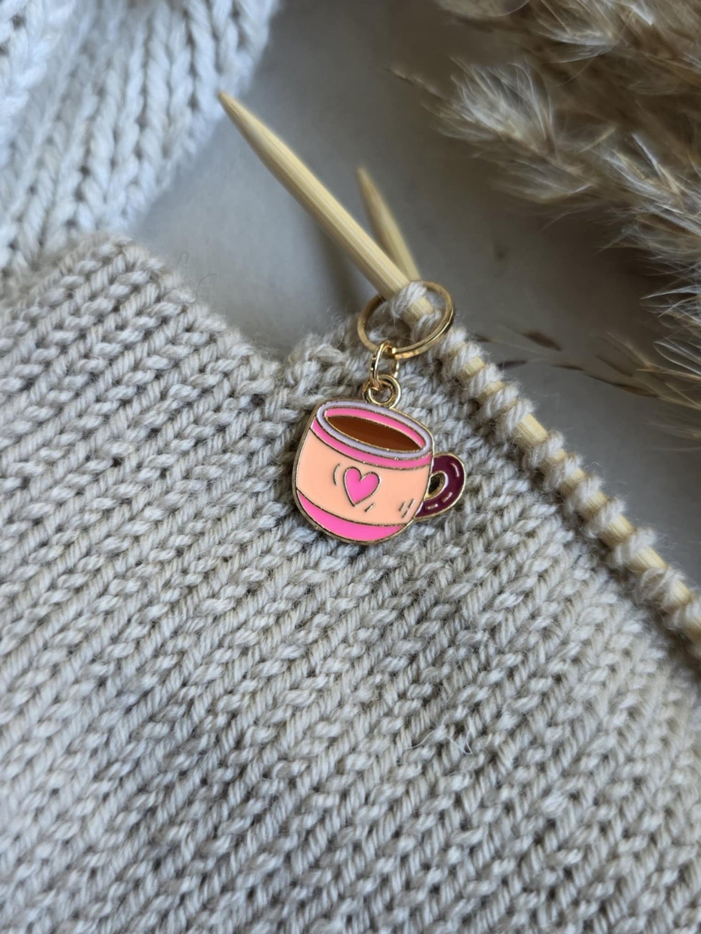 Tekopp med hjerte - Maskemarkør