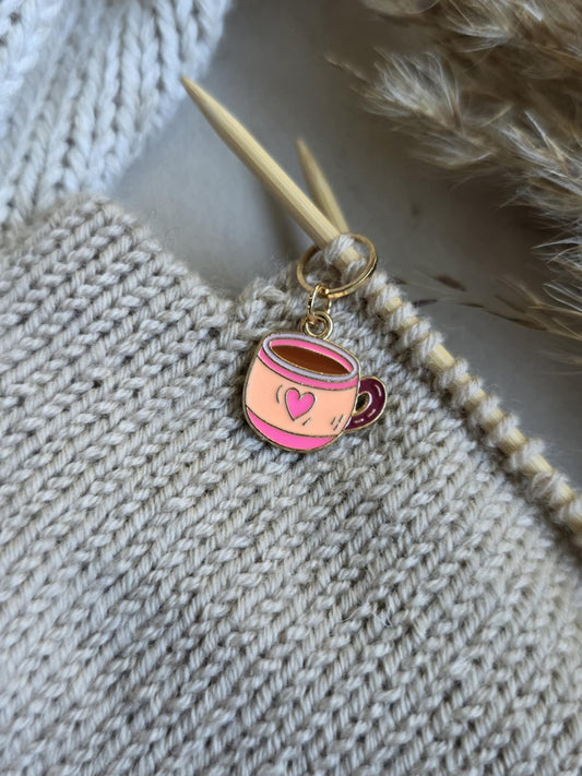 Tekopp med hjerte - Maskemarkør