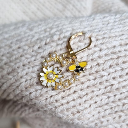 Bie og blomst - Fremgangsmarkør