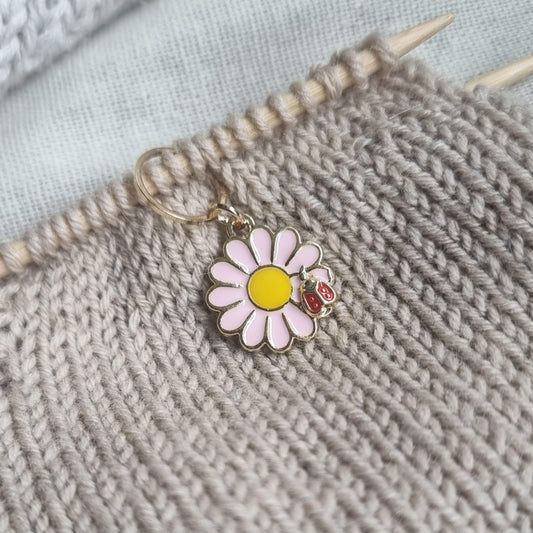 (NYHET) Blomst med marihøne - Maskemarkør