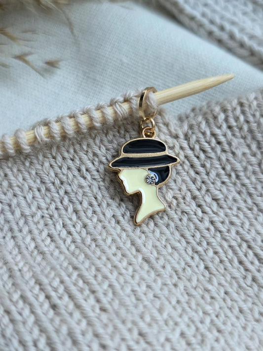 (NYHET) Dame med hatt - Maskemarkør