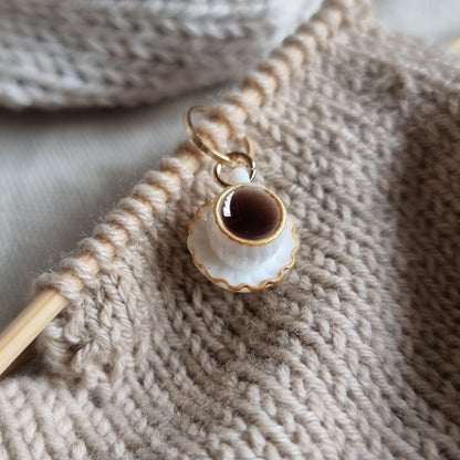 Kaffekopp med asjett - Maskemarkør