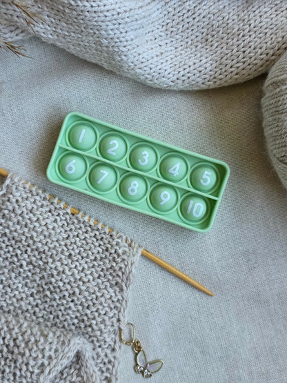 Pop-it omgangsteller - Naturfarger