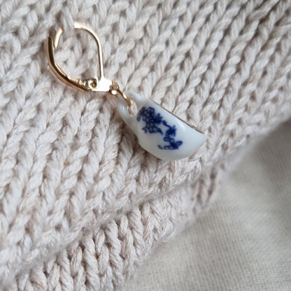 Porselenskopp med blått mønster - Fremgangsmarkør