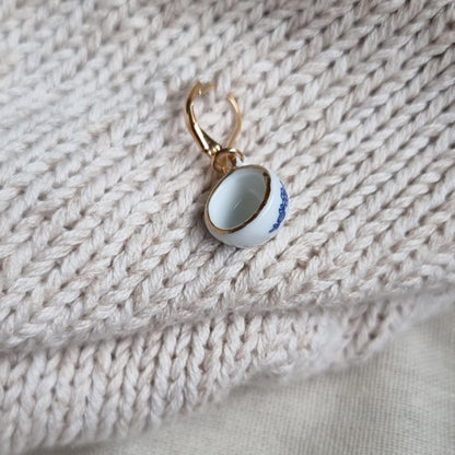 Porselenskopp med blått mønster - Fremgangsmarkør