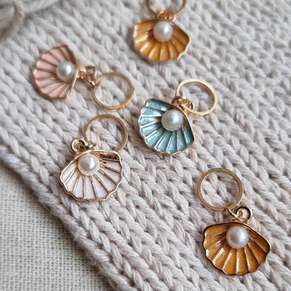 Skjell med perle - Maskemarkør