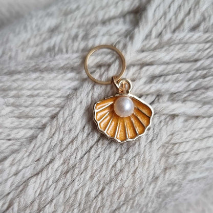 Skjell med perle - Maskemarkør