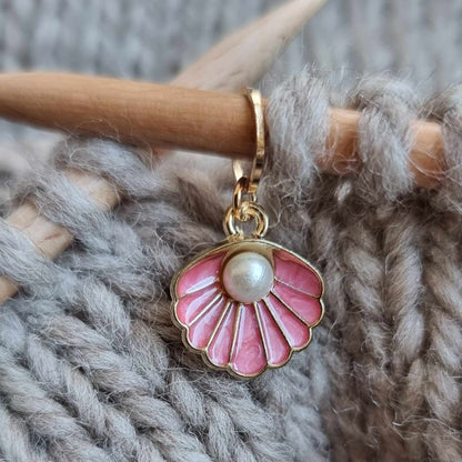 Skjell med perle - Maskemarkør