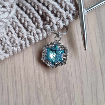 (VINTERNYHET) Snøkrystall med bling - Maskemarkør