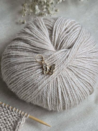 (VÅRNYHET) Sommerfugl med bling - Maskemarkør